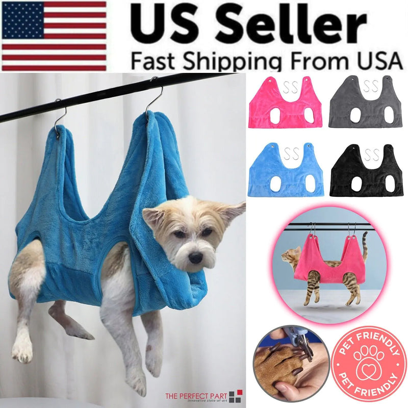 Portable Pet Dog Cat Grooming Hanging Hammock