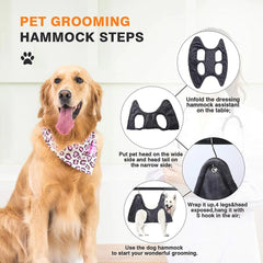 Portable Pet Dog Cat Grooming Hanging Hammock